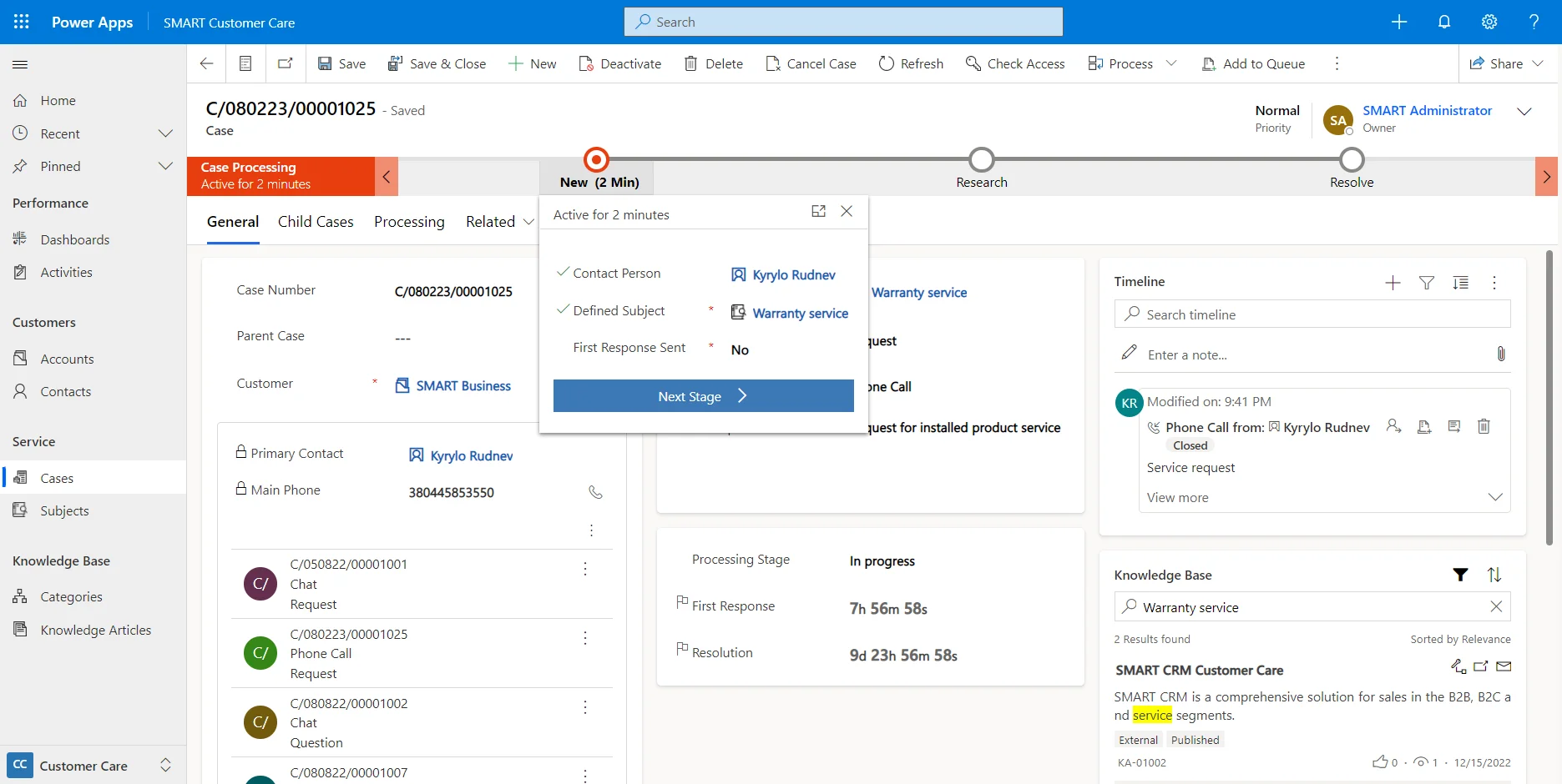 3 SMART Customer Care 3 SMART Customer Care
