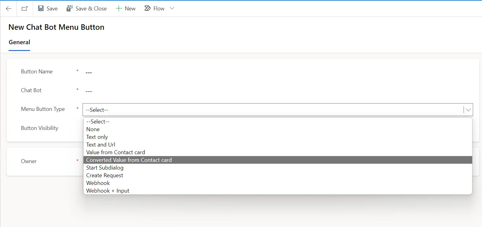 кнопка підменю ENG