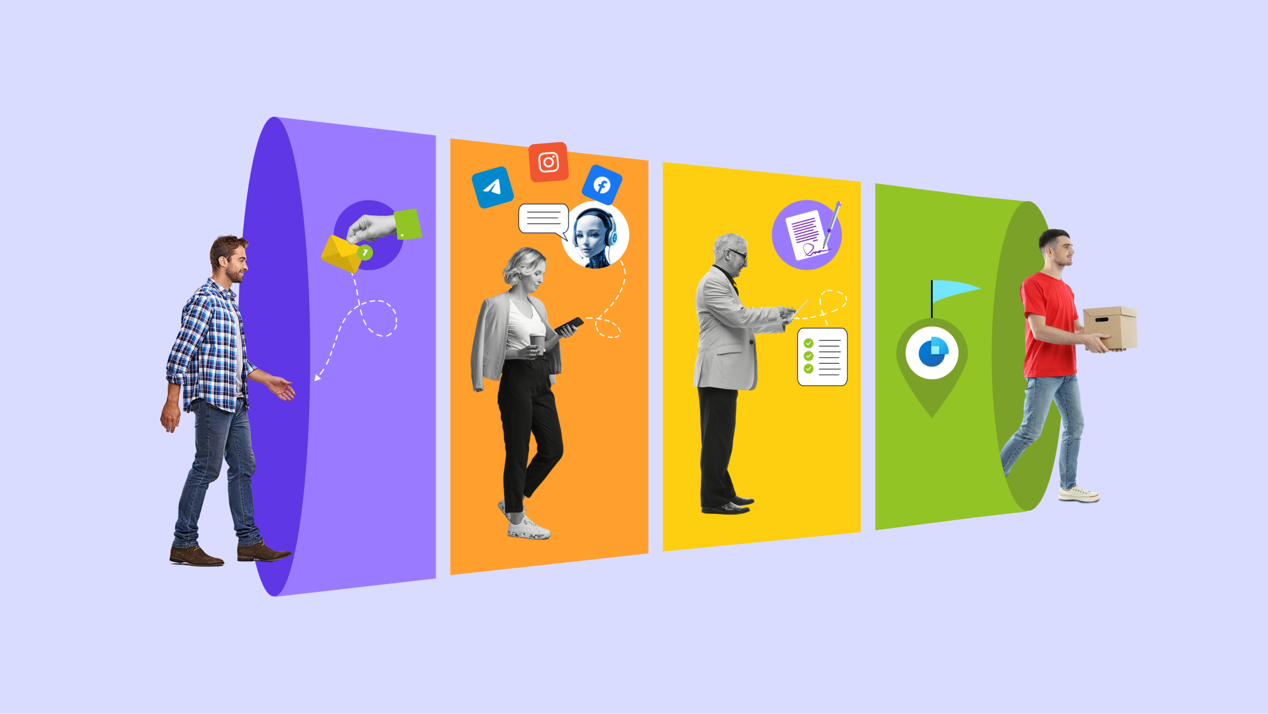 SMART CRM 2 050825 Рішення Dynamics 365 Sales, зображене у формі воронки продажів